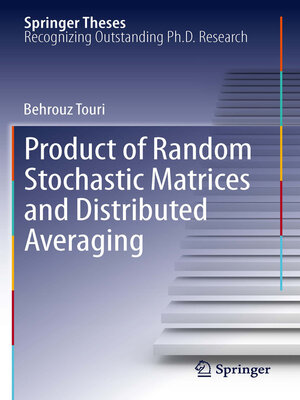 cover image of Product of Random Stochastic Matrices and Distributed Averaging
